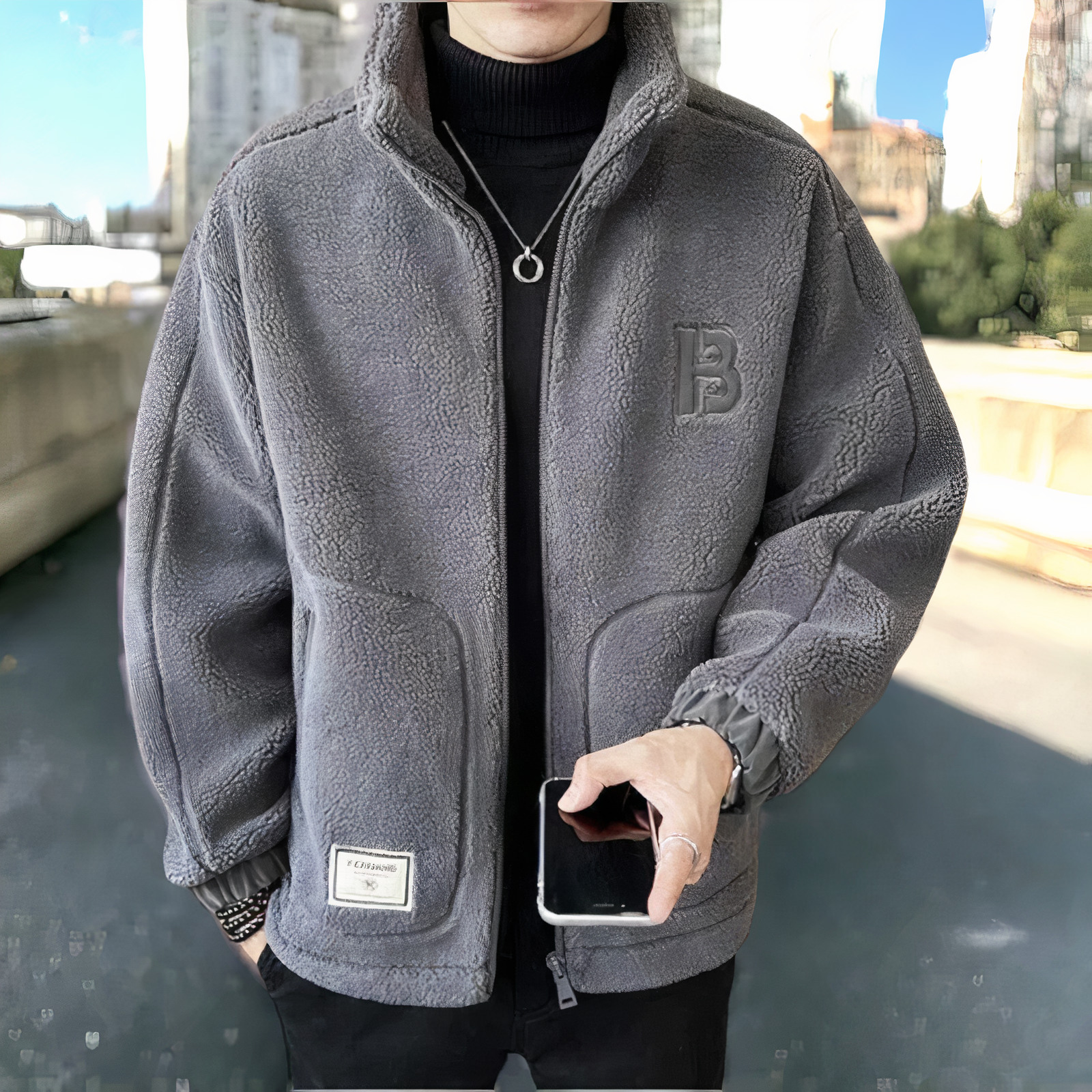 Krohn-e | Warmes Fleecejacke