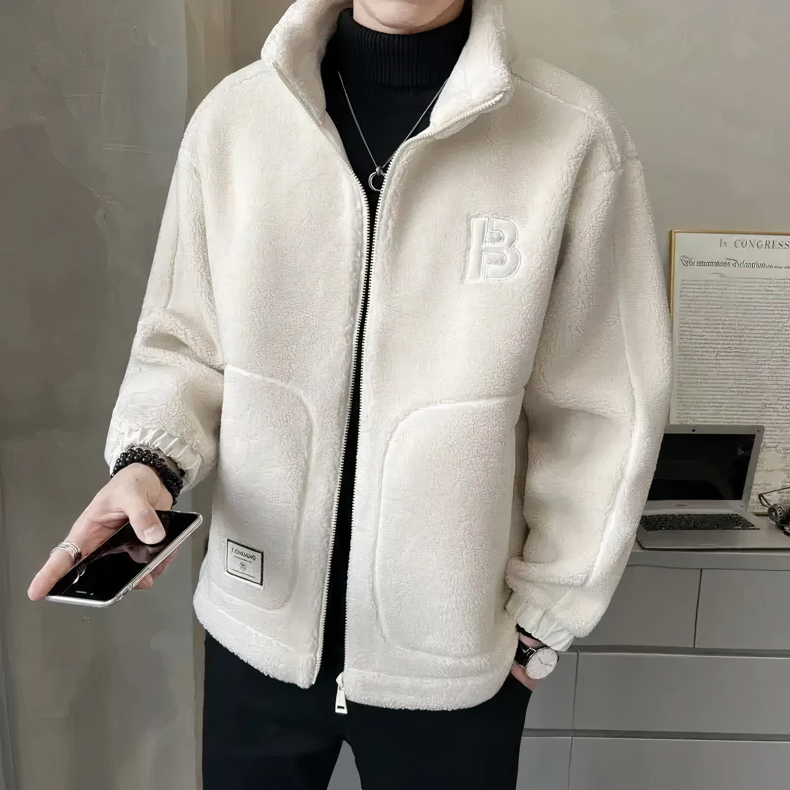 Krohn-e | Warmes Fleecejacke