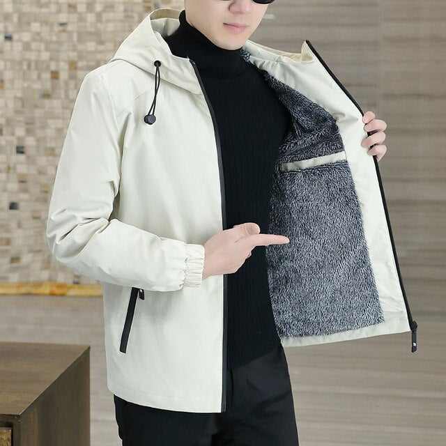 Krohn-e | 2025 Modejacke mit Kapuze Windjacke