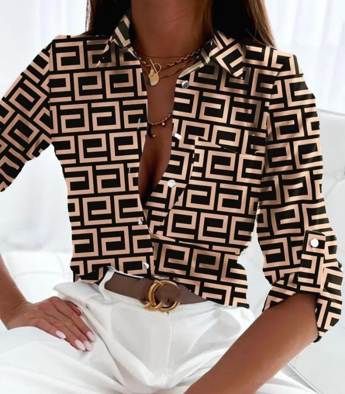 Elegante Langarm Bluse für's Büro - Luzie