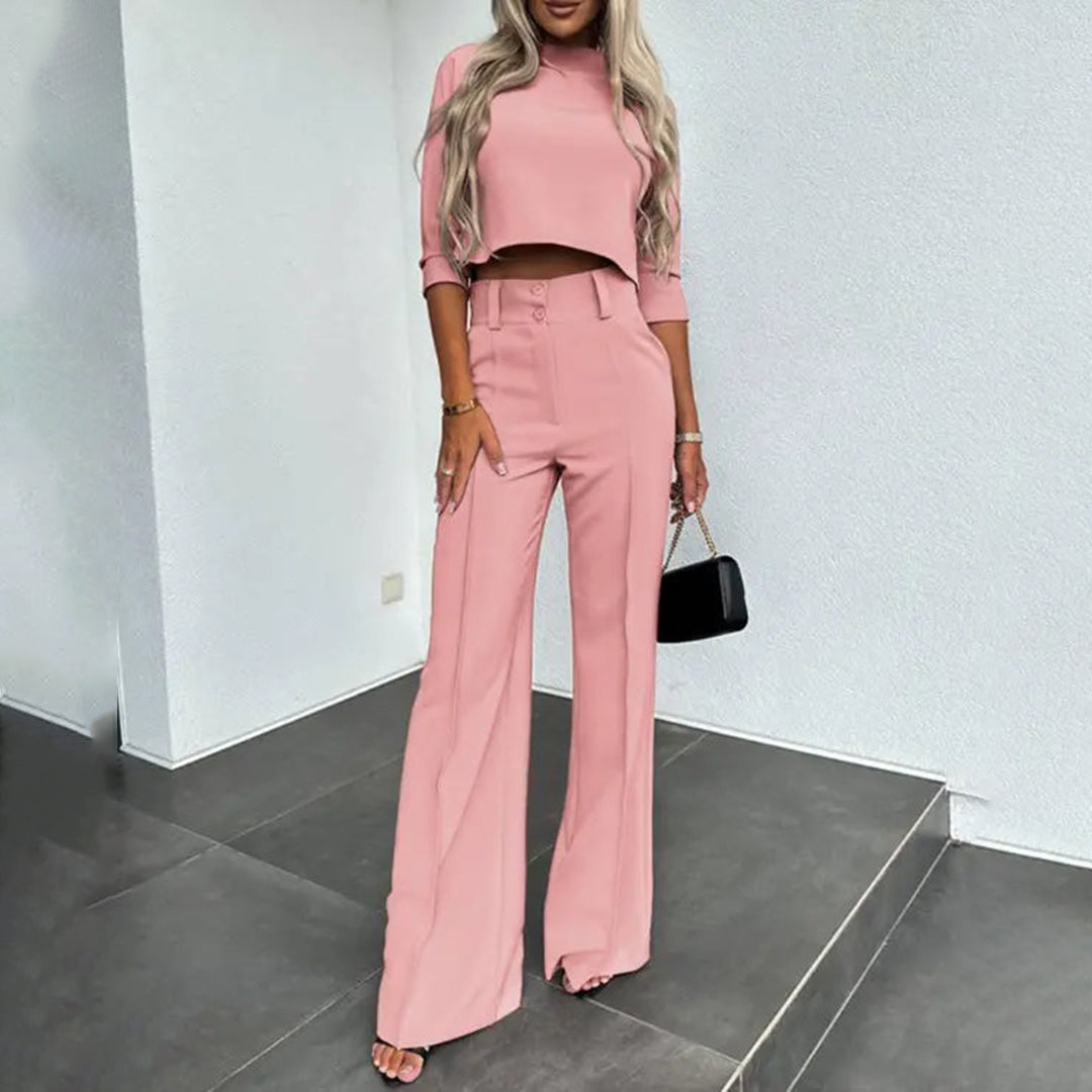 FIONA: Stilvoller Tweed-Zweiteiler in elegantem Design