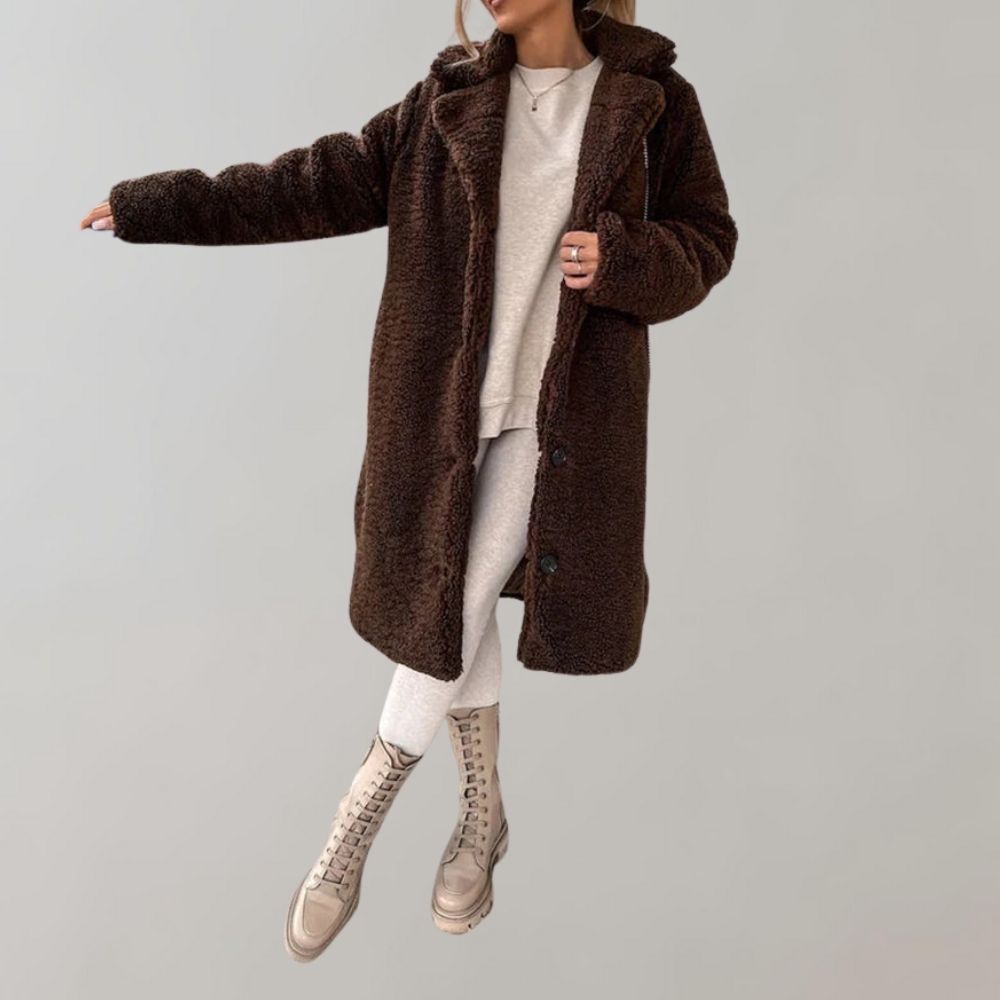 Krohn-e | Teddy Jack für Damen Weiß Warm und Trendy