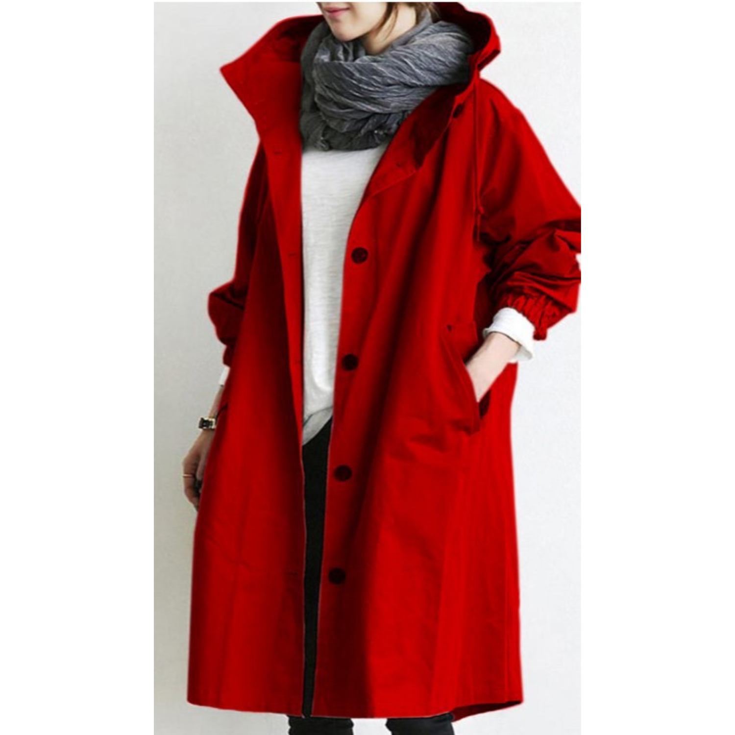 Krohn-e | Trenchcoat Ideal für Alle Jahreszeiten