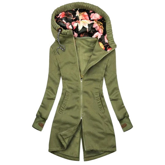 Krohn-e | Winterjacke mit Reißverschluss - mit Kapuze