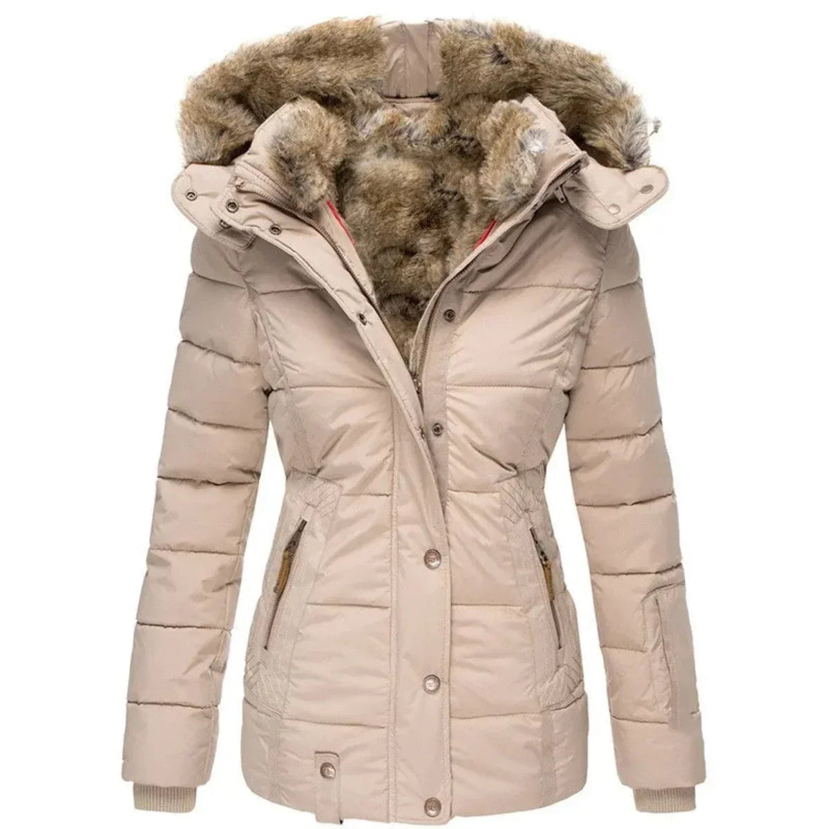 Krohn-e | Luxusjacke Moderner Stil Ideal für Herbst Winter für Damen