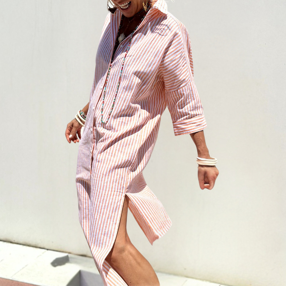 Letizia – bequemes Kleid mit Knopfleiste