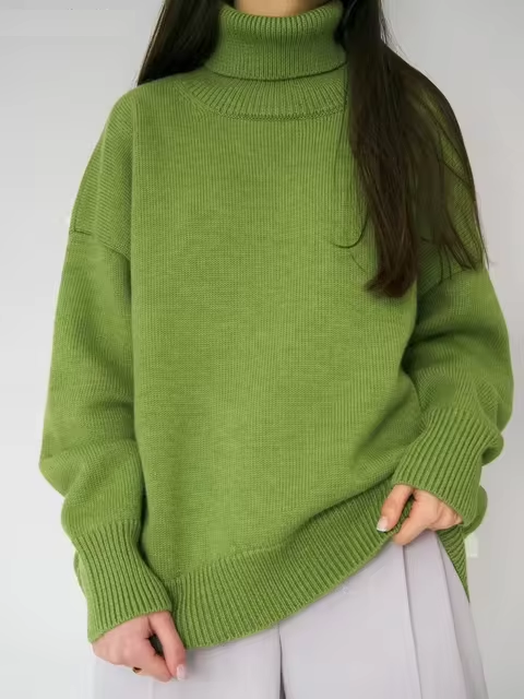 Krohn-e | Rollkragenpullover mit lockerer Passform
