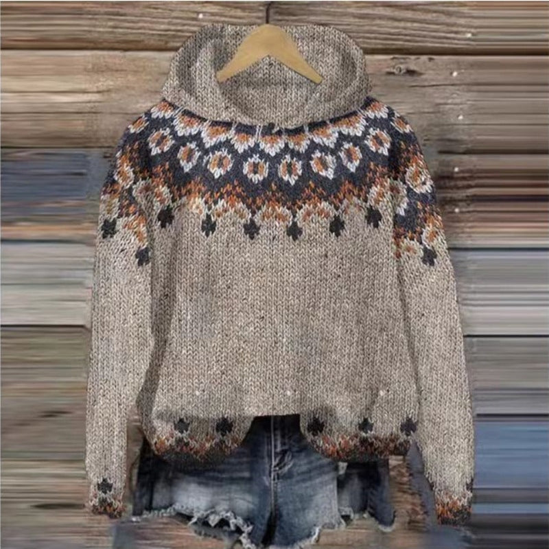 Moderner Ethno-Retro-Hoodie von Fudus für Streetwear