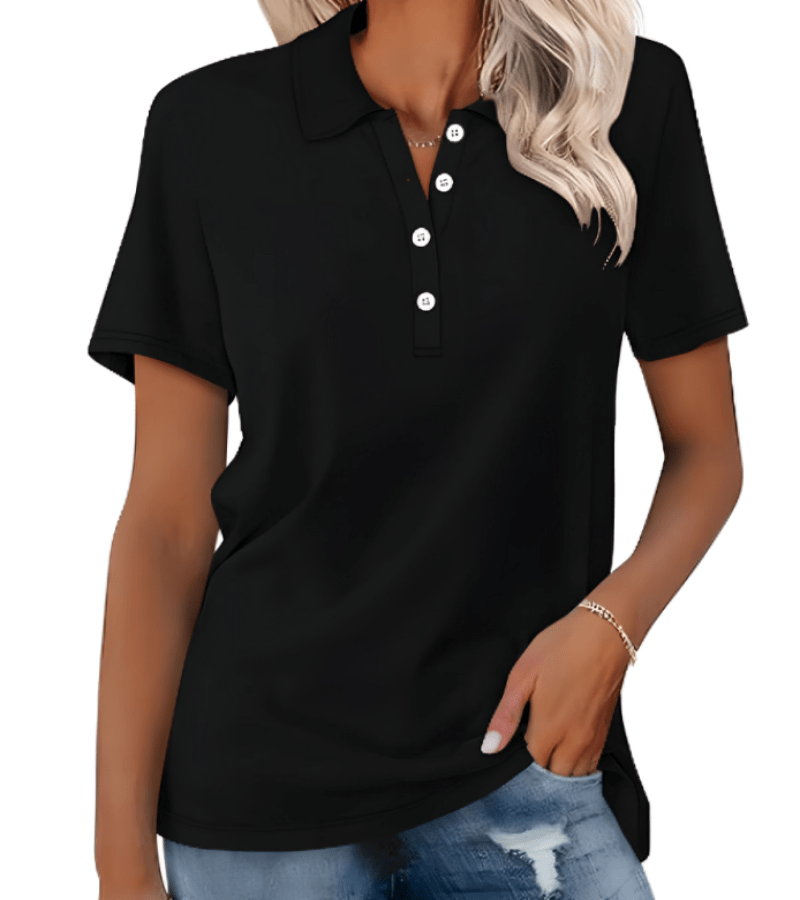 Stilvolles & atmungsaktives Damen Sommer-Polo Shirt von Fudus