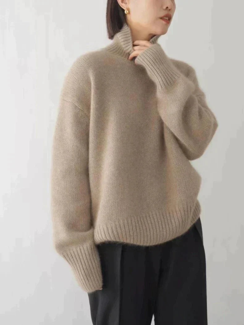 Luxuriöser Kaschmir-Rollkragenpullover von Gisela – Kaschmirkomfort pur