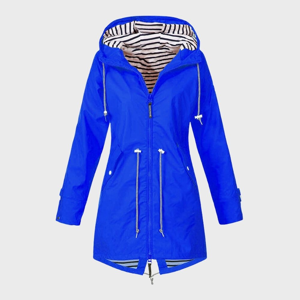 Krohn-e | Damen Frühjahr Tailliertes Regenjacke