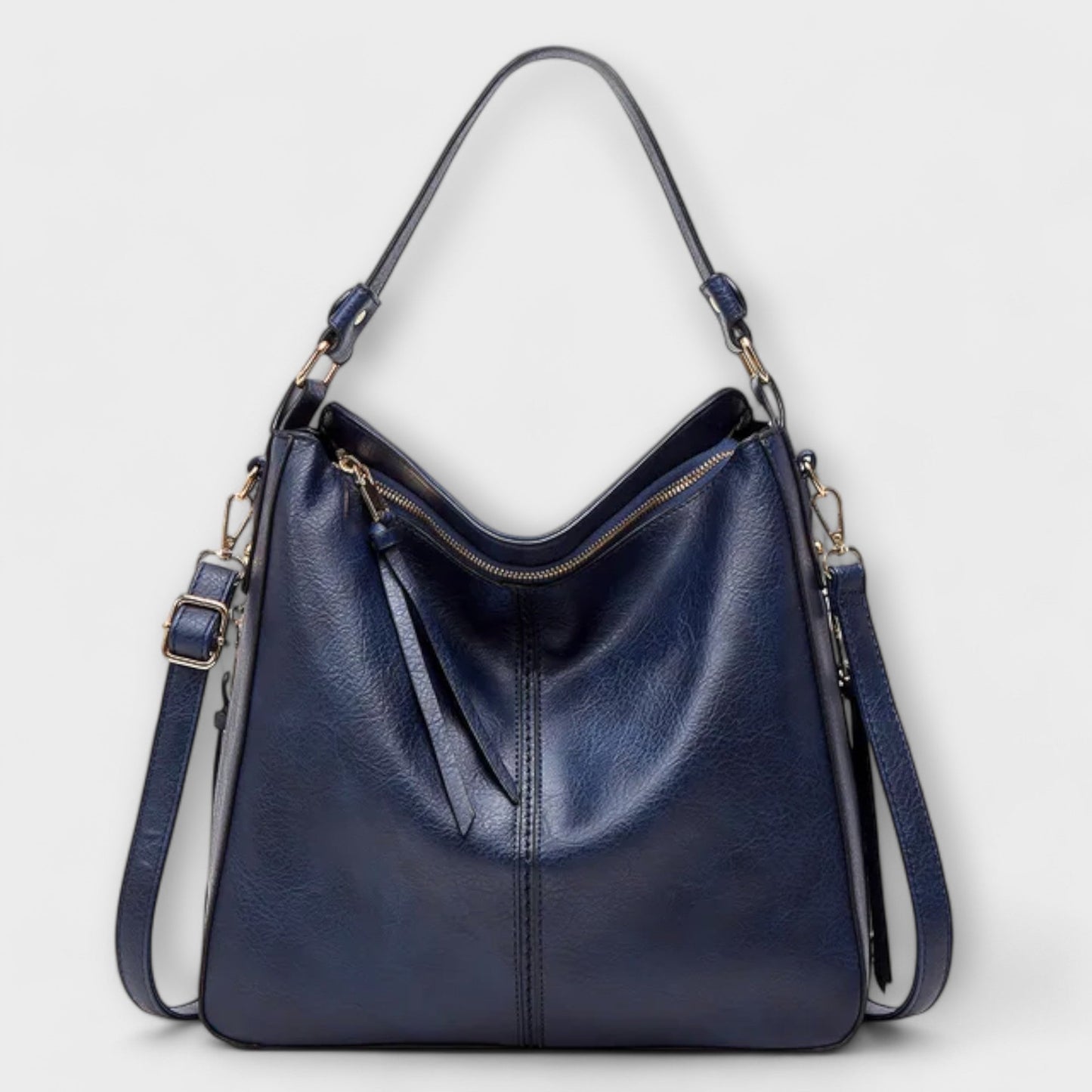 KROHN-E Damen Schultertasche Klassisch Vielseitig Organisiert