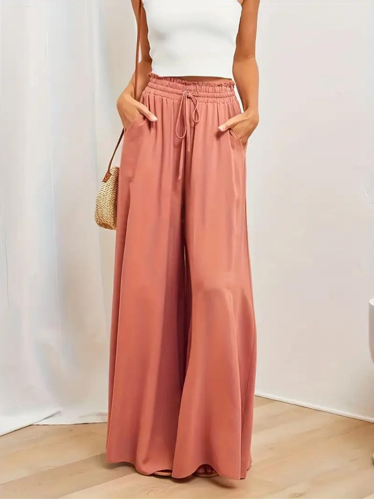 Hochwertige Damenhose aus Guadalupe mit hohem Bund