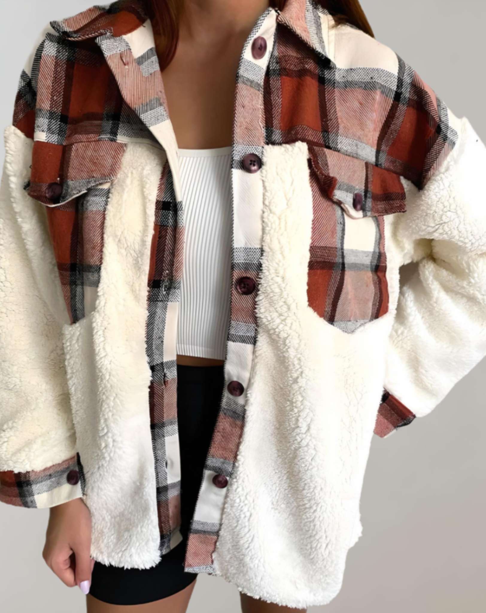 Stylishe warme Damenjacke Joslyn