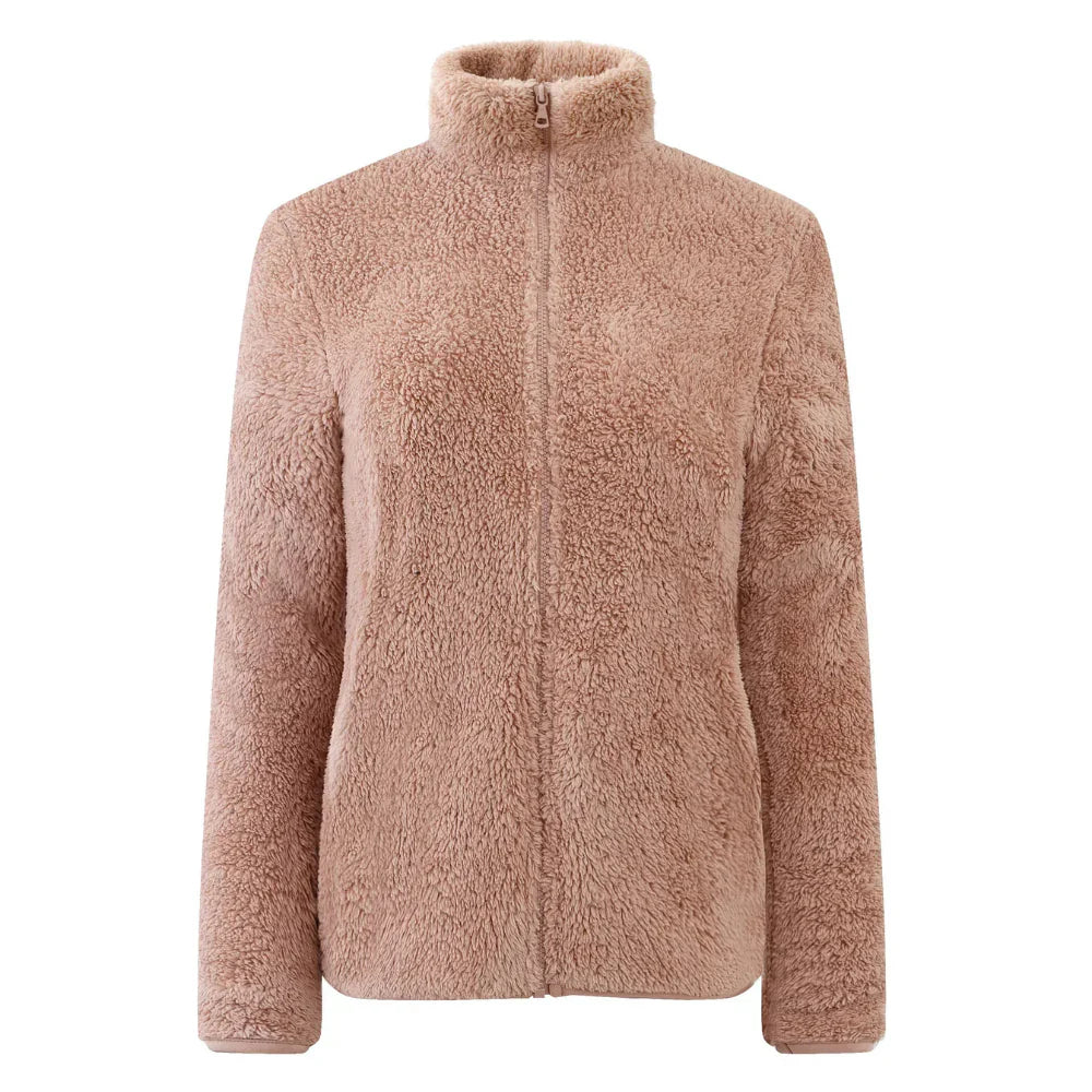 Maud: Kuschelige Reißverschlussjacke in bequemer Passform