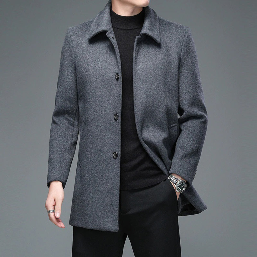 Misael: Elegante lange Herrenjacke