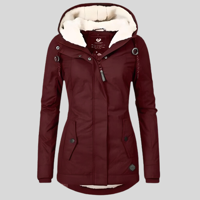 Krohn-e | Langer Wasserdichter Wintermantel für Frauen