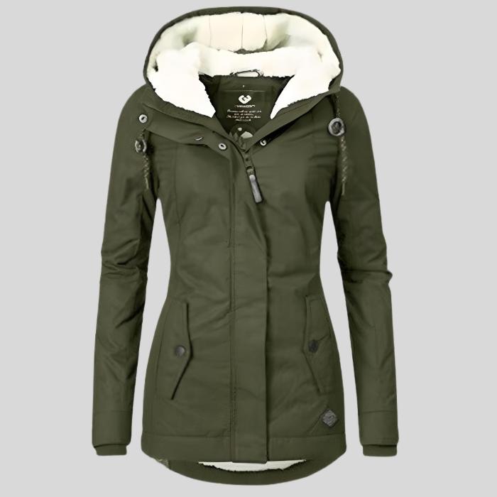 Krohn-e | Langer Wasserdichter Wintermantel für Frauen