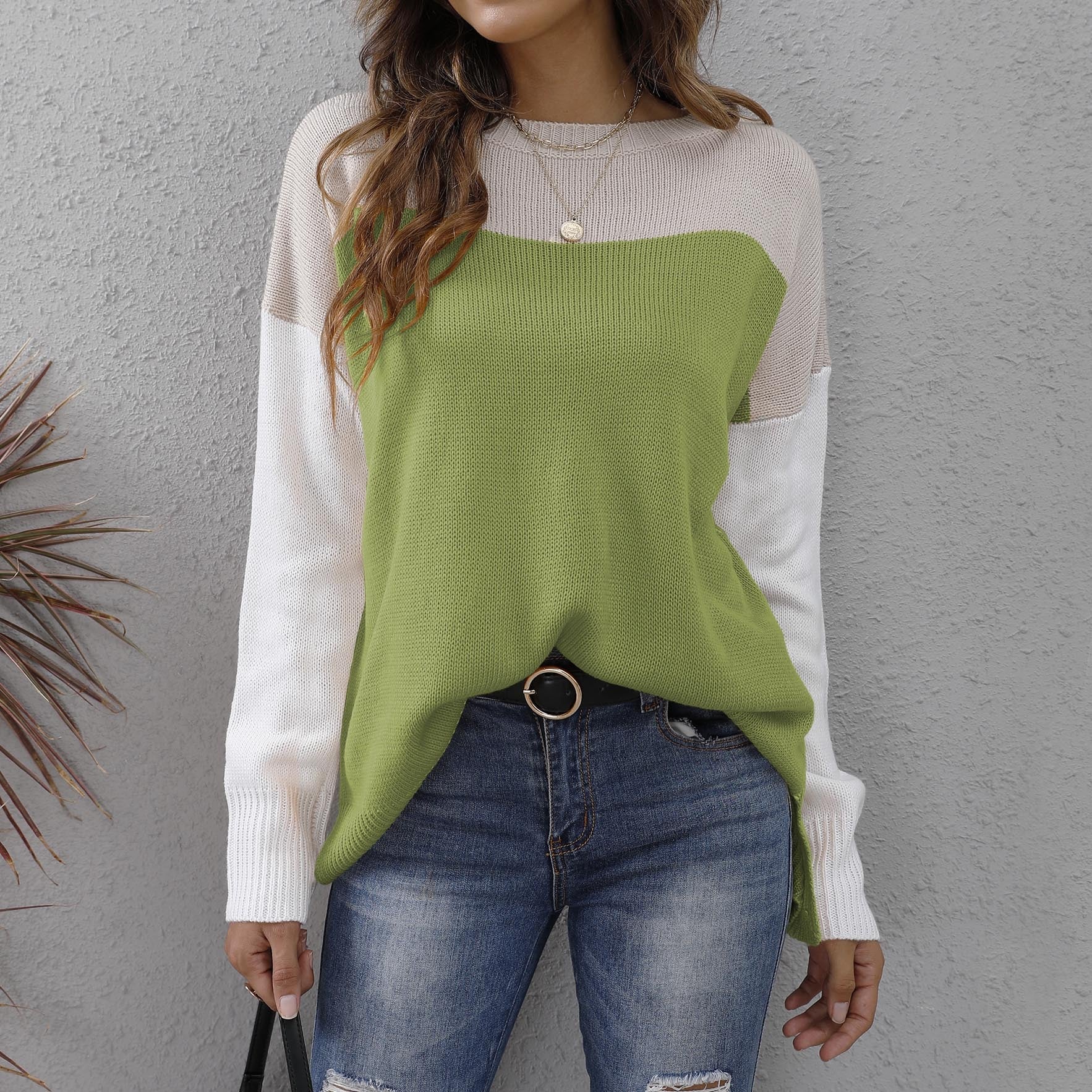 Krohn-e | Strickpullover Rundhalsausschnitt