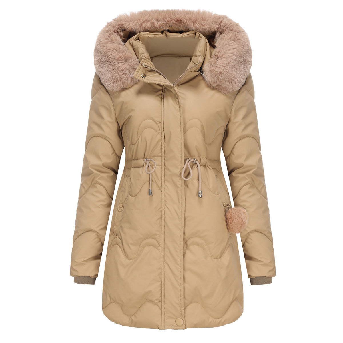 Krohn-e | Winterjacke mit Abnehmbarer Kapuze und Reißverschlüssen