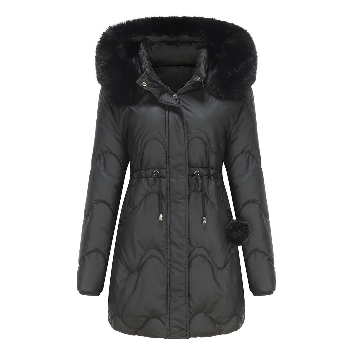 Krohn-e | Winterjacke mit Abnehmbarer Kapuze und Reißverschlüssen