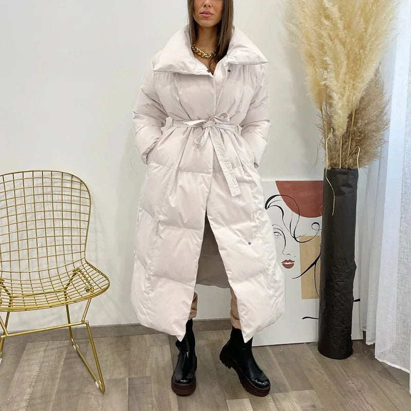 Krohn-e | Elegante Jacke mit Gürtel