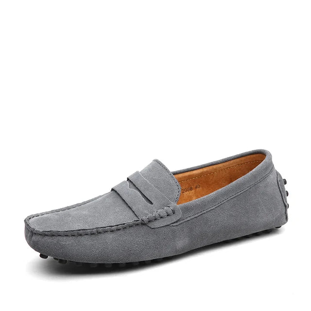 Herren Leder Loafer von LuxoStep mit rutschfester Sohle