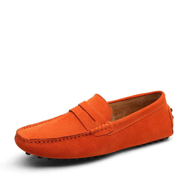 Herren Leder Loafer von LuxoStep mit rutschfester Sohle