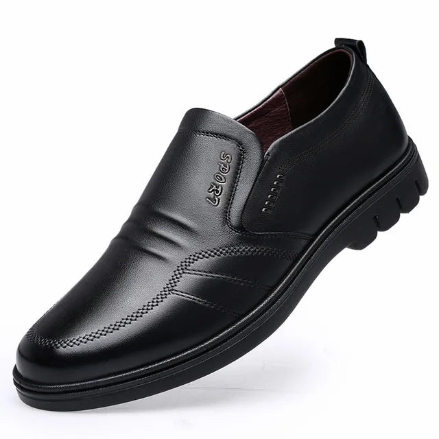 Luxuriöse Herren-Loafer aus Leder in elegantem Stil