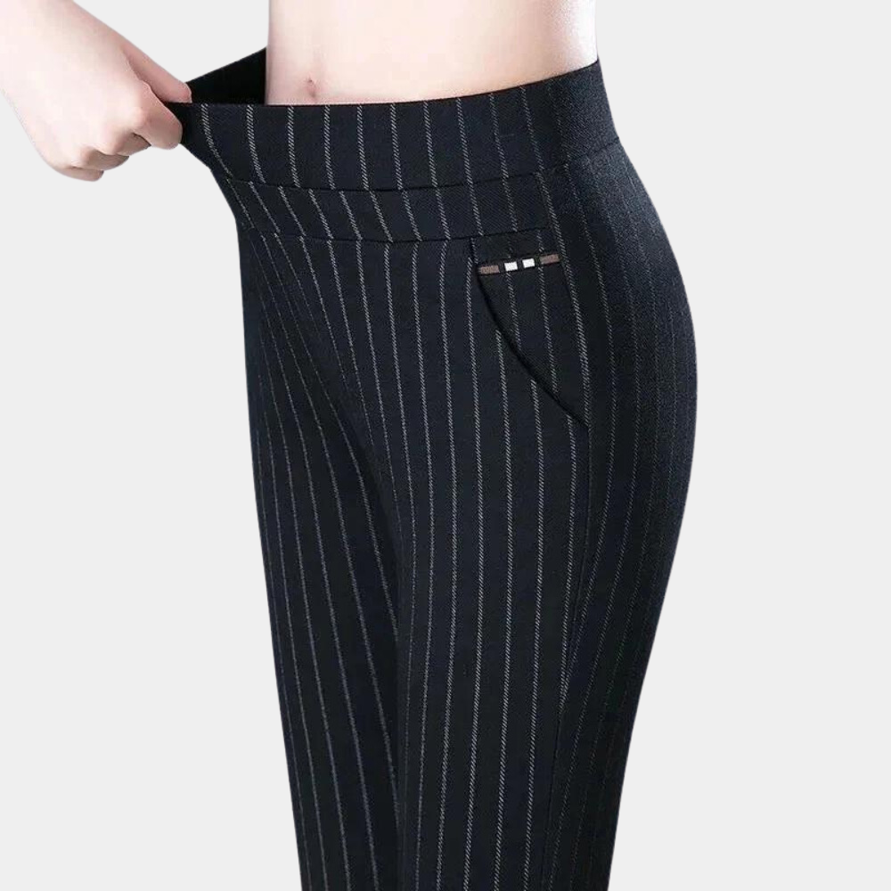 Krohn-e | Stretch Damenleggings mit Hohem Bund