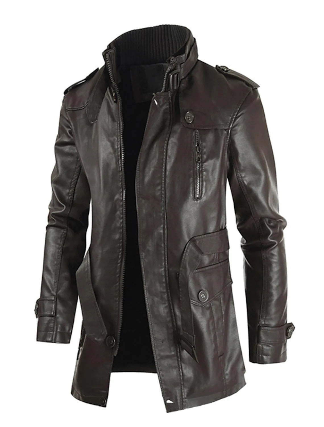 Krohn-e | Elegante Herrenlederjacke