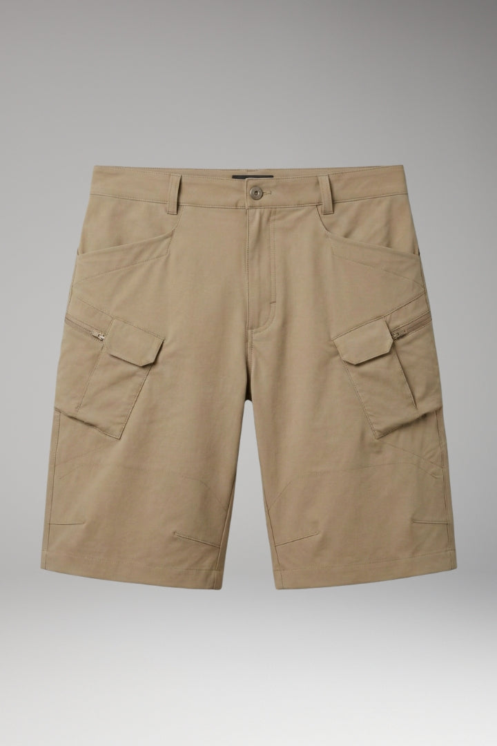 KROHN-E Herren Sommer-Shorts Outdoor Verstellbar Taschen