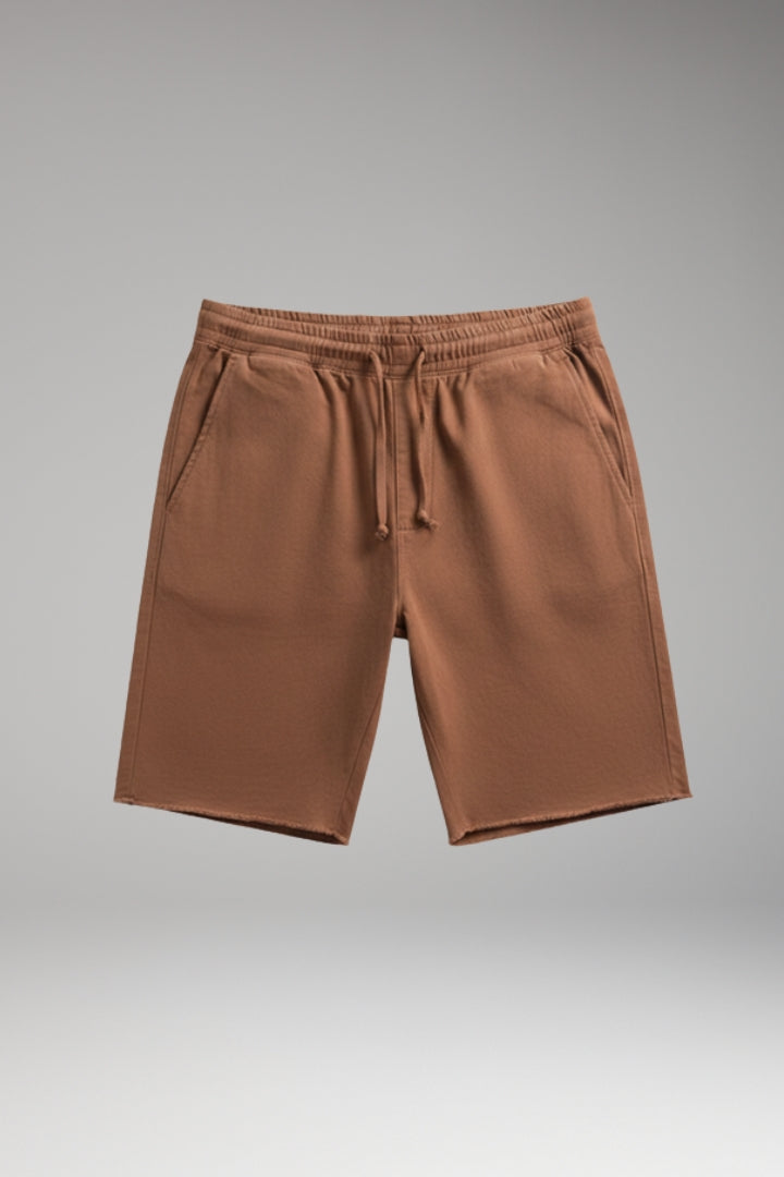 KROHN-E Herren Sommershorts Elastikbund Kordelzug