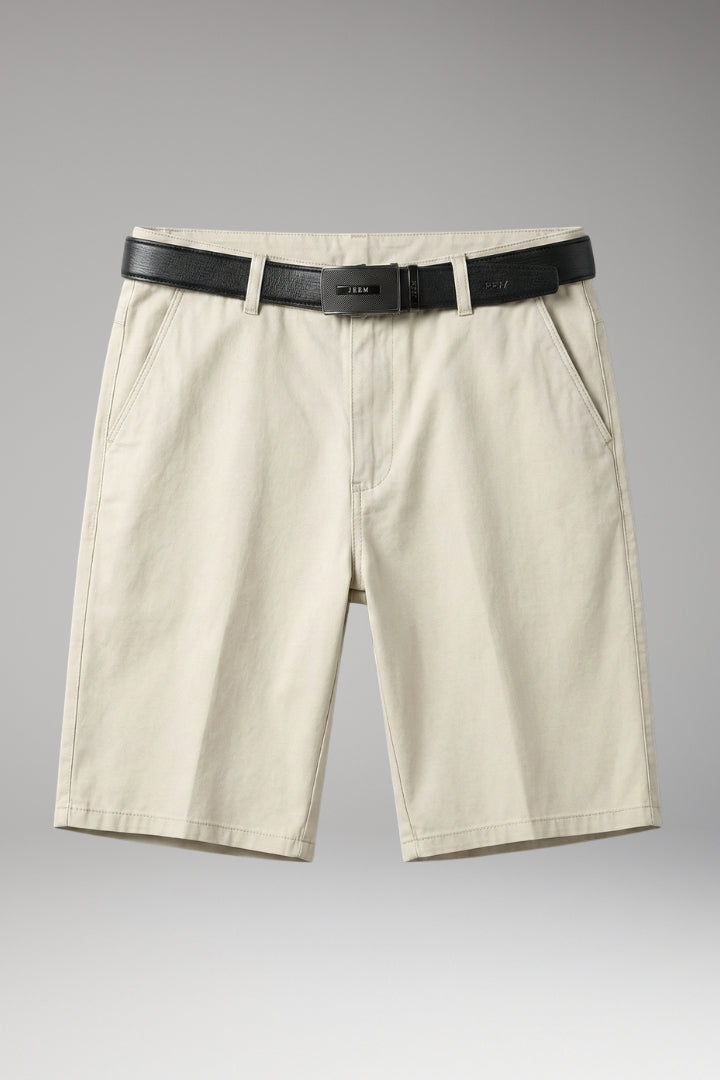 KROHN-E Herren Sommer-Shorts Slim Fit Reißverschluss
