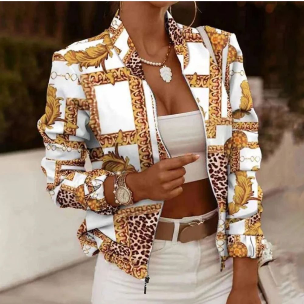 Krohn-e | Elegante Druck-Sommerjacke