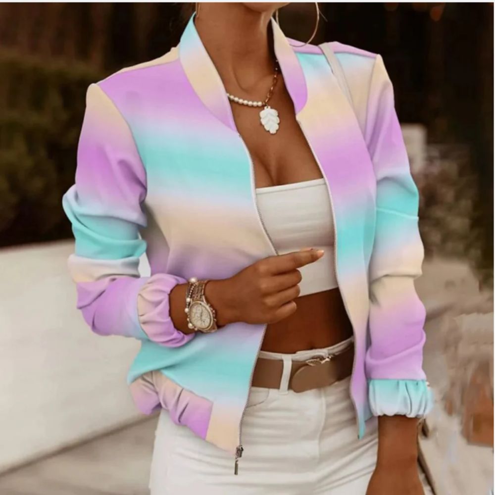 Krohn-e | Elegante Druck-Sommerjacke