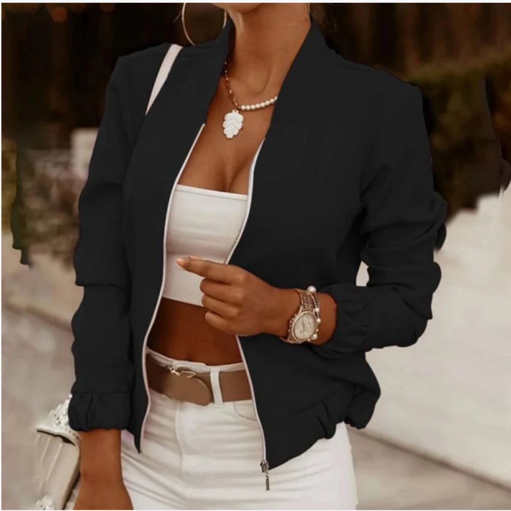Krohn-e | Elegante Druck-Sommerjacke