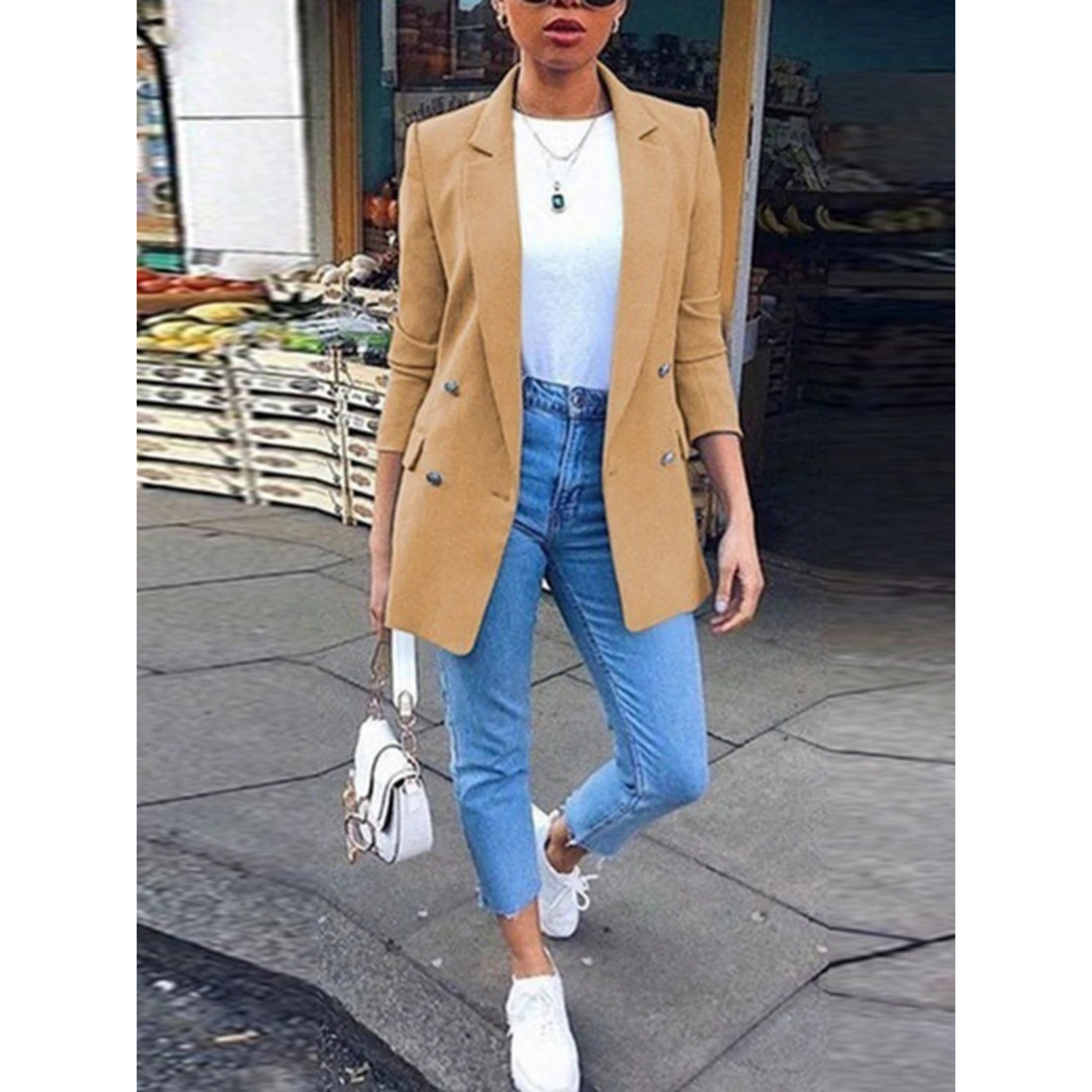 Krohn-e | Stylischer Mid-Length Damenblazer