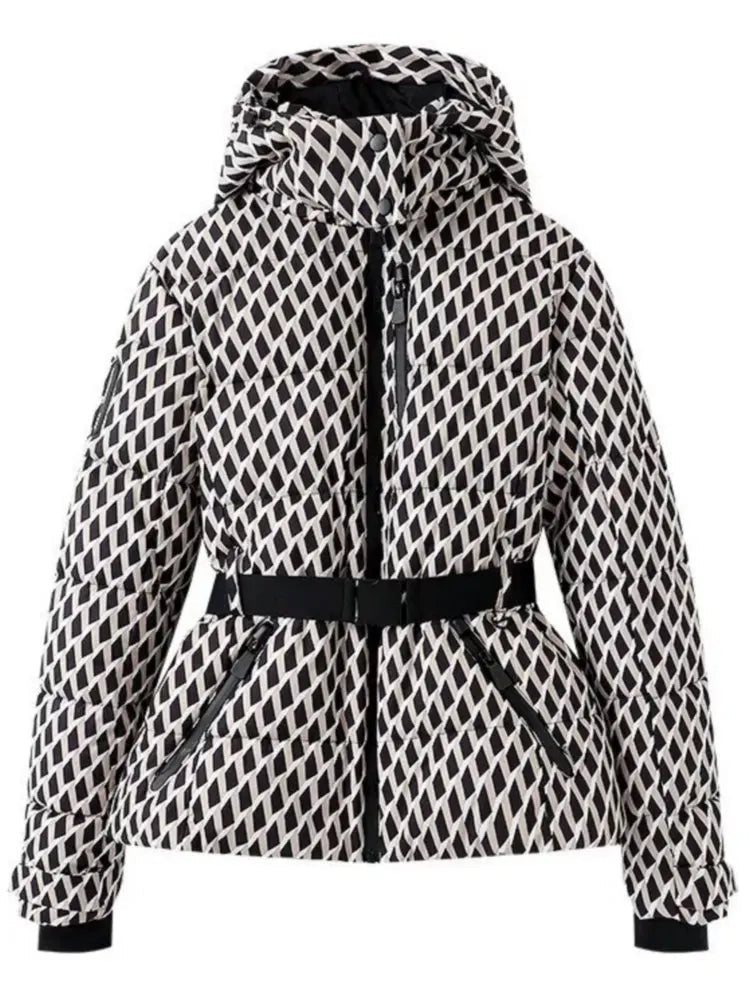 Krohn-e | Modische Skijacke mit Taillenband