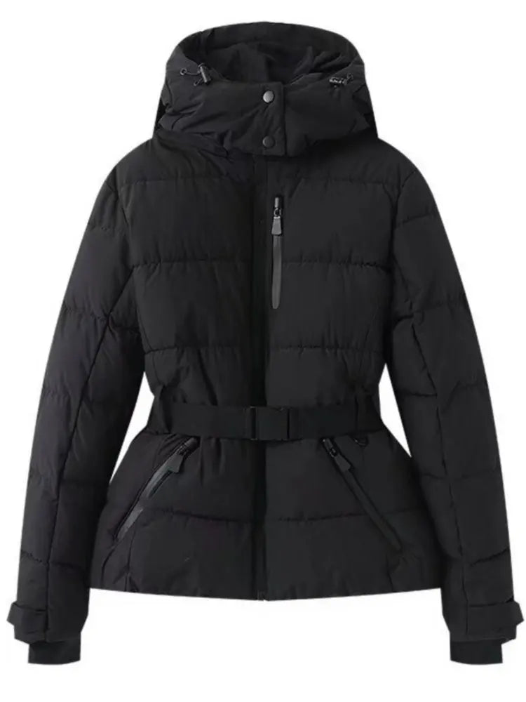 Krohn-e | Modische Skijacke mit Taillenbund