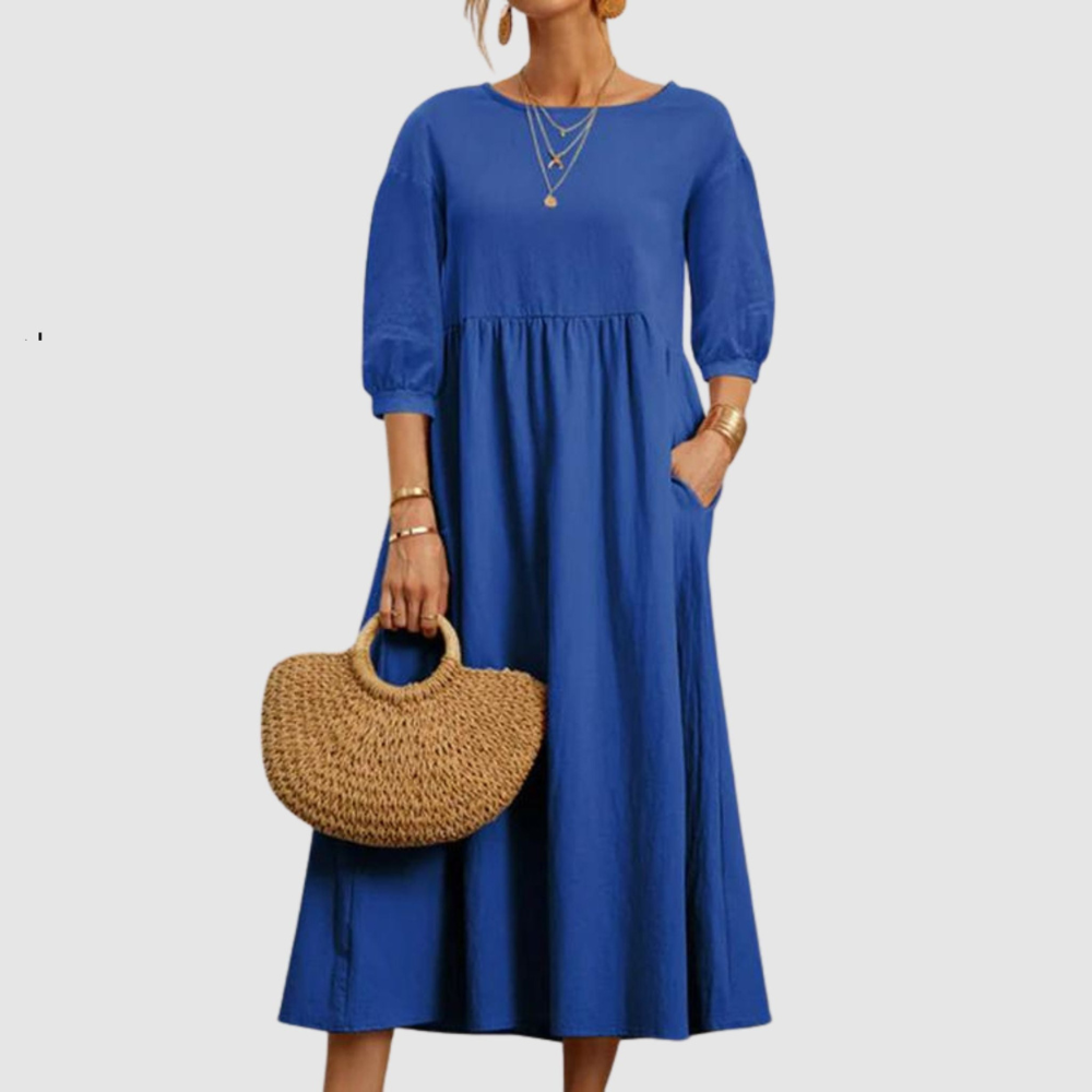 Frauen Sommerkleid von Mirela mit weiten Ärmeln