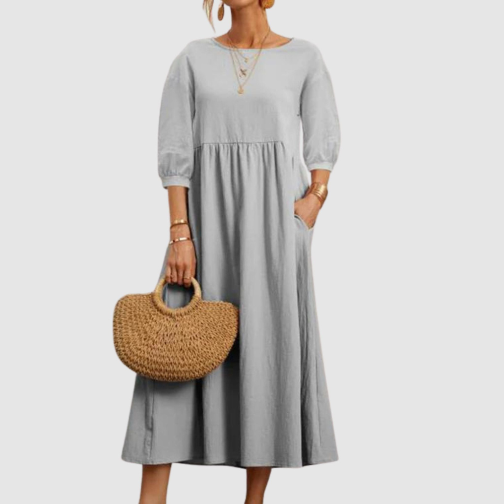 Frauen Sommerkleid von Mirela mit weiten Ärmeln