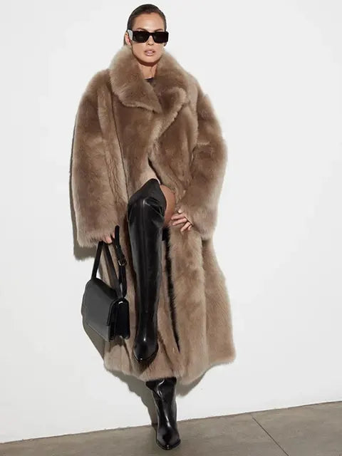 Krohn-e | Flauschiger Winter Trenchcoat
