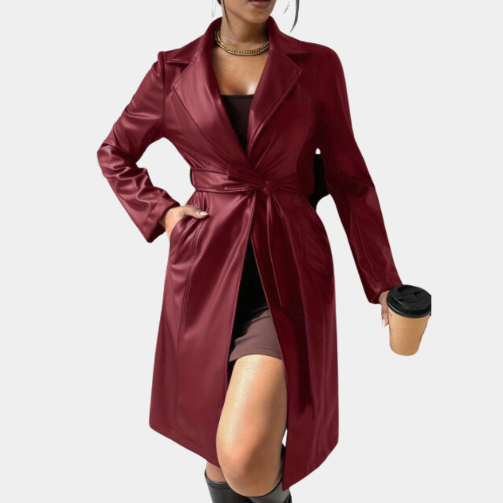 Krohn-e | Stylische Lange Herbstjacke für Damen