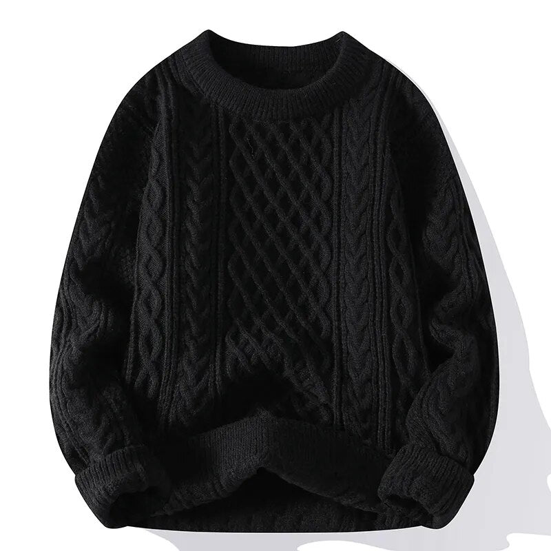 Herren-Strickpullover im klassischen, lockeren Schnitt