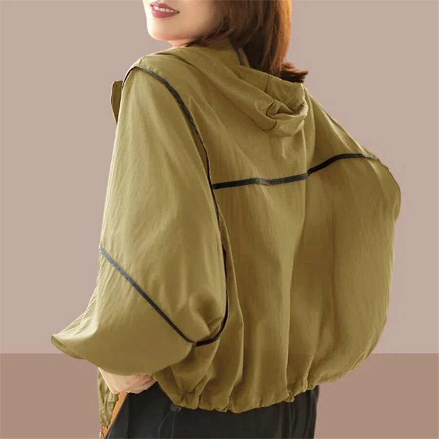 Krohn-e | Sommerjacke mit Belüftetem Kapuze