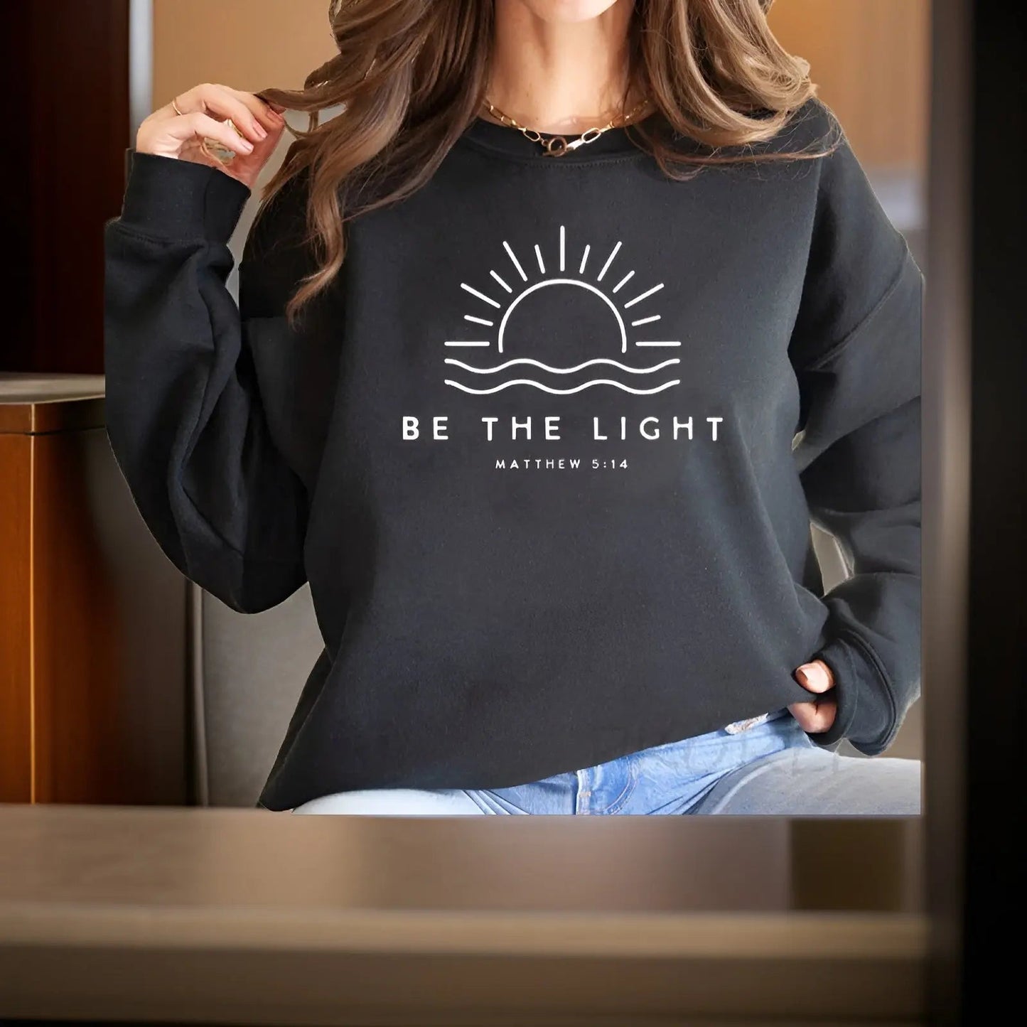 Sweatshirt with Bible Verse | Fudus