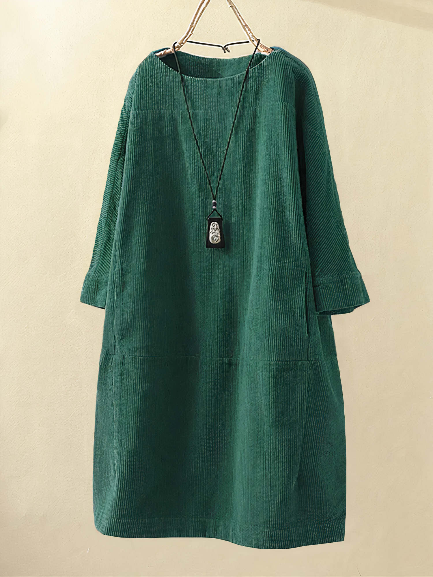 Nancy A-Linie Cordkleid
