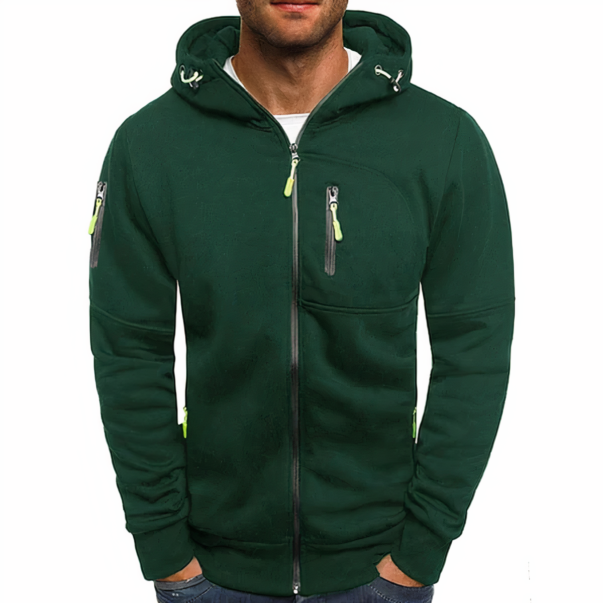 Nathan Kapuzenjacke mit Zipper
