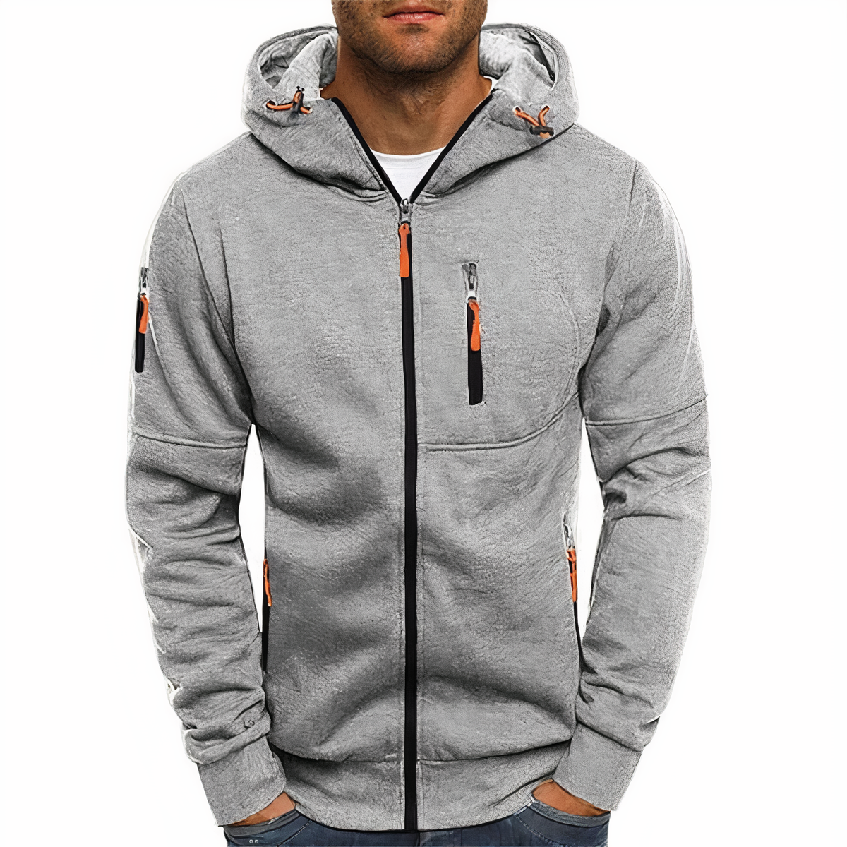 Nathan Kapuzenjacke mit Zipper